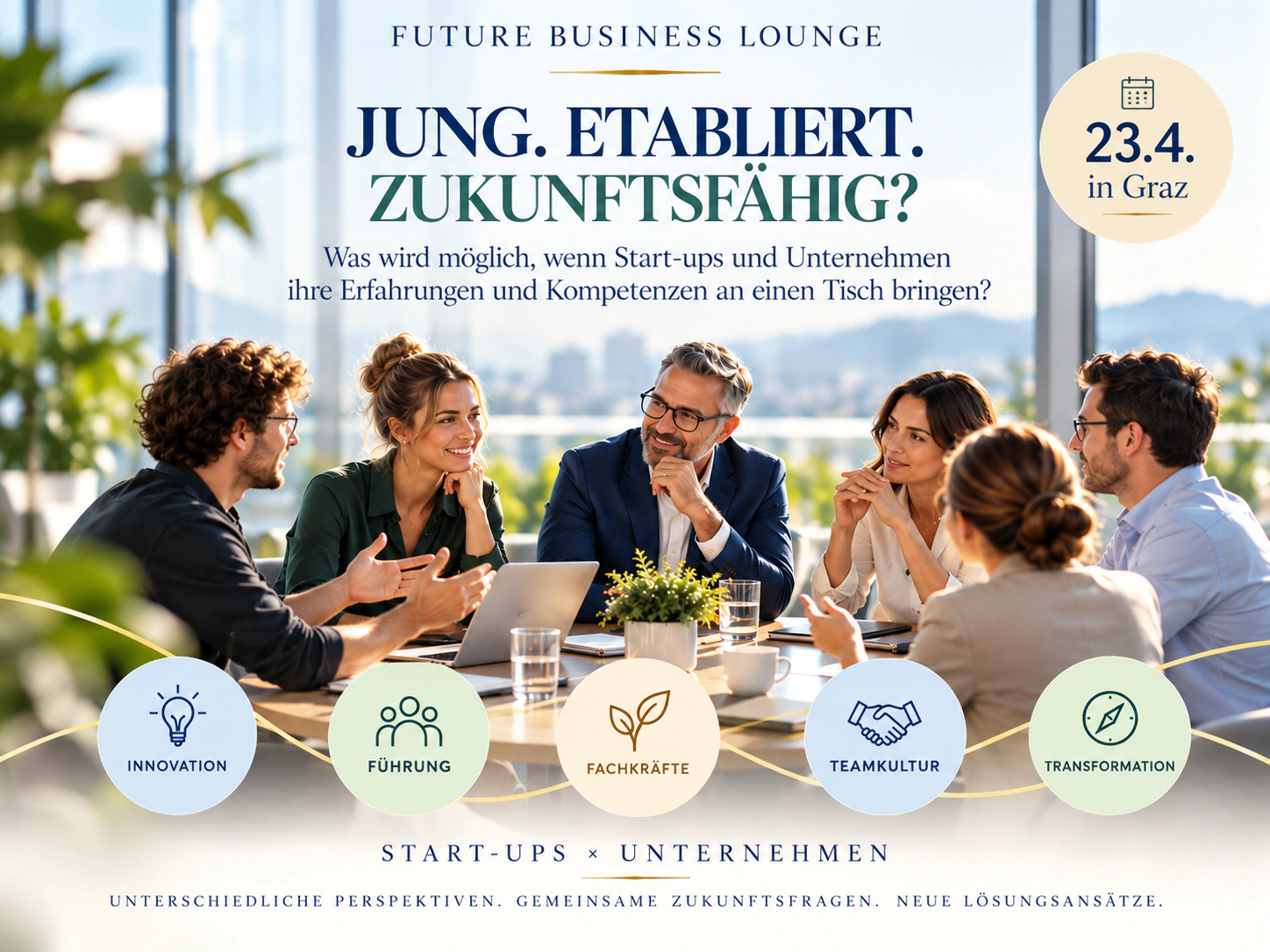 Plakat der Future Business Lounge