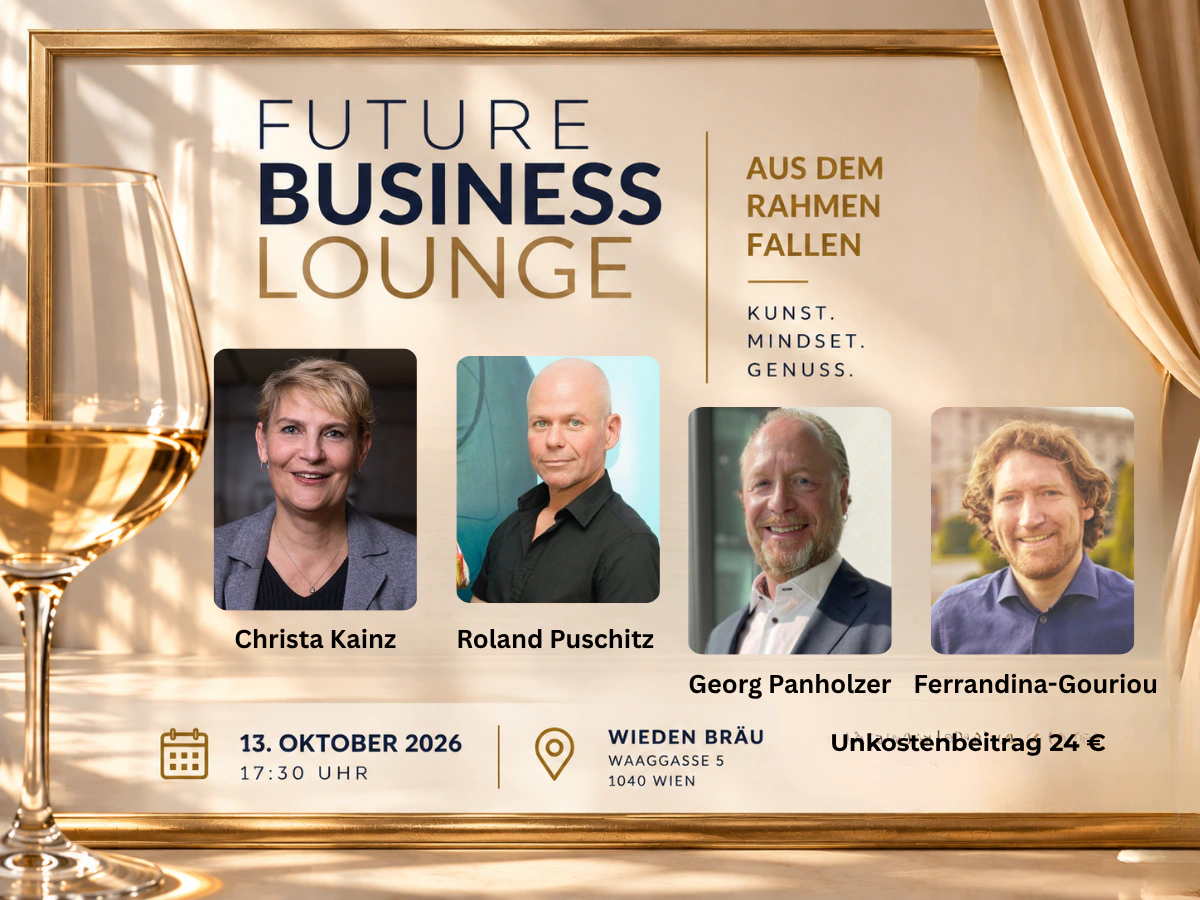 Plakat der Future Business Lounge