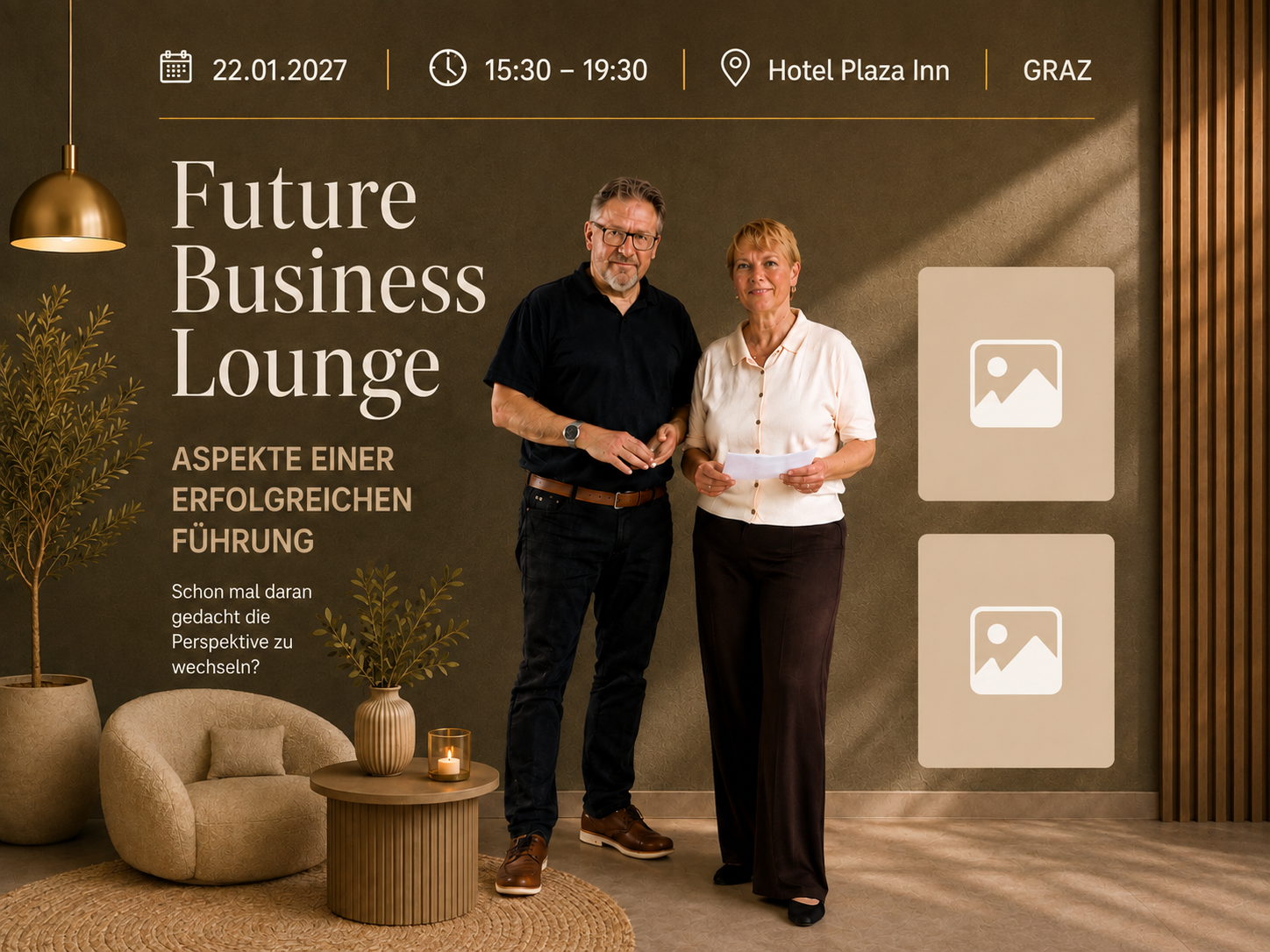 Plakat der Future Business Lounge