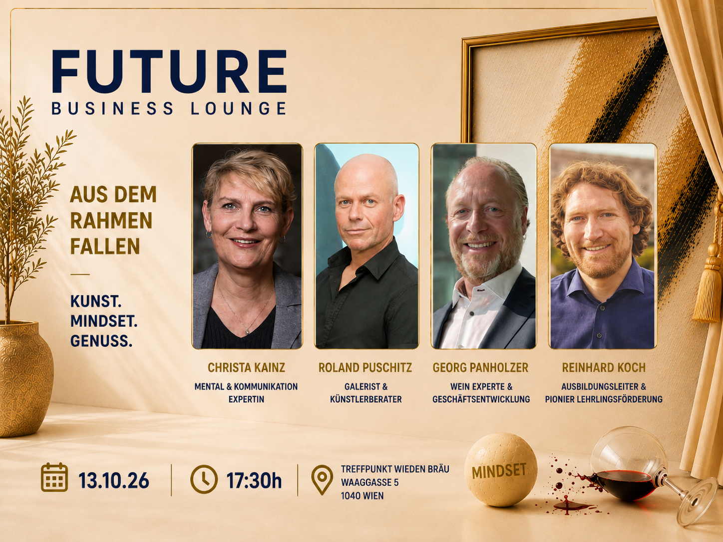Plakat der Future Business Lounge