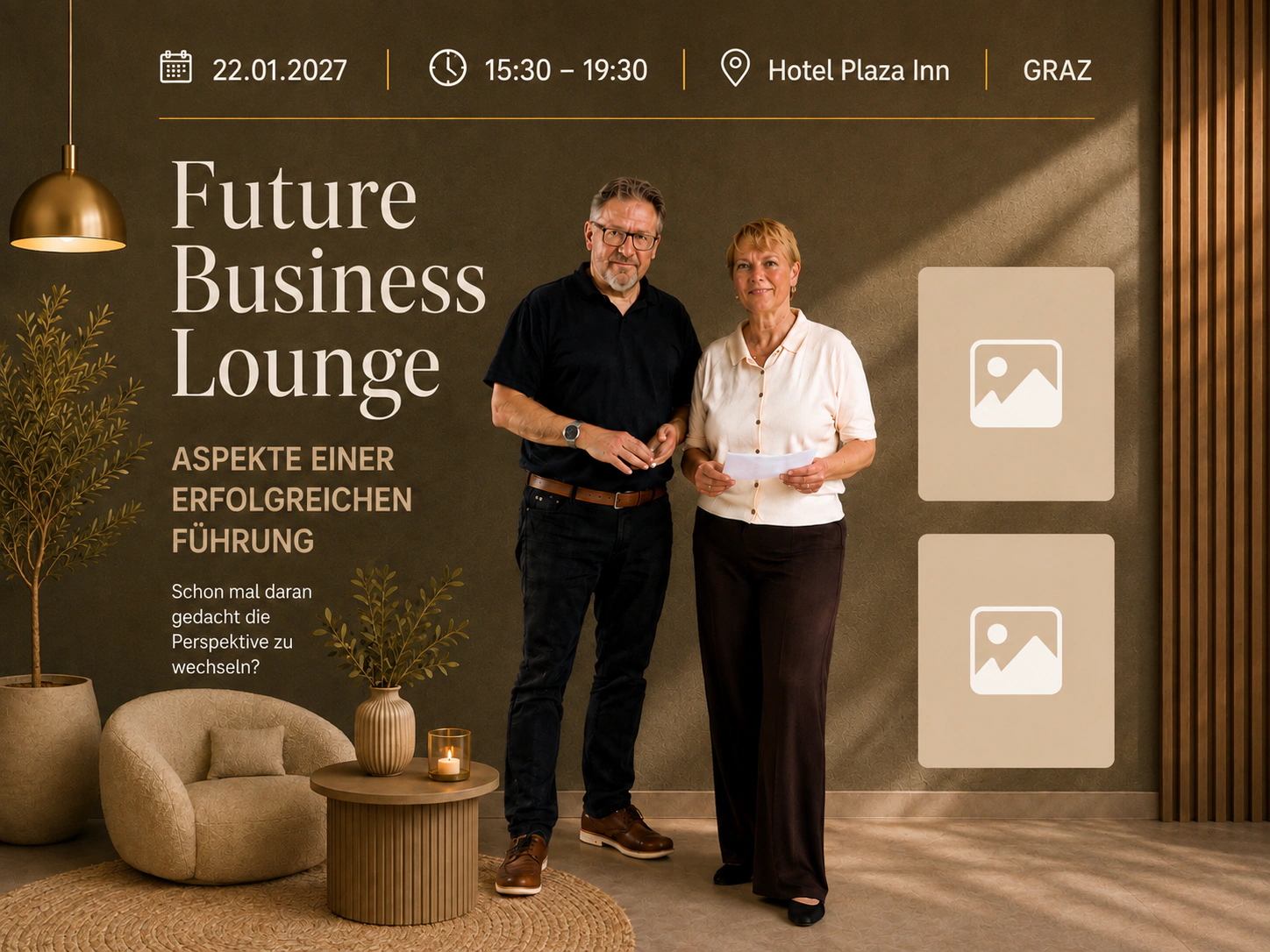 Plakat der Future Business Lounge