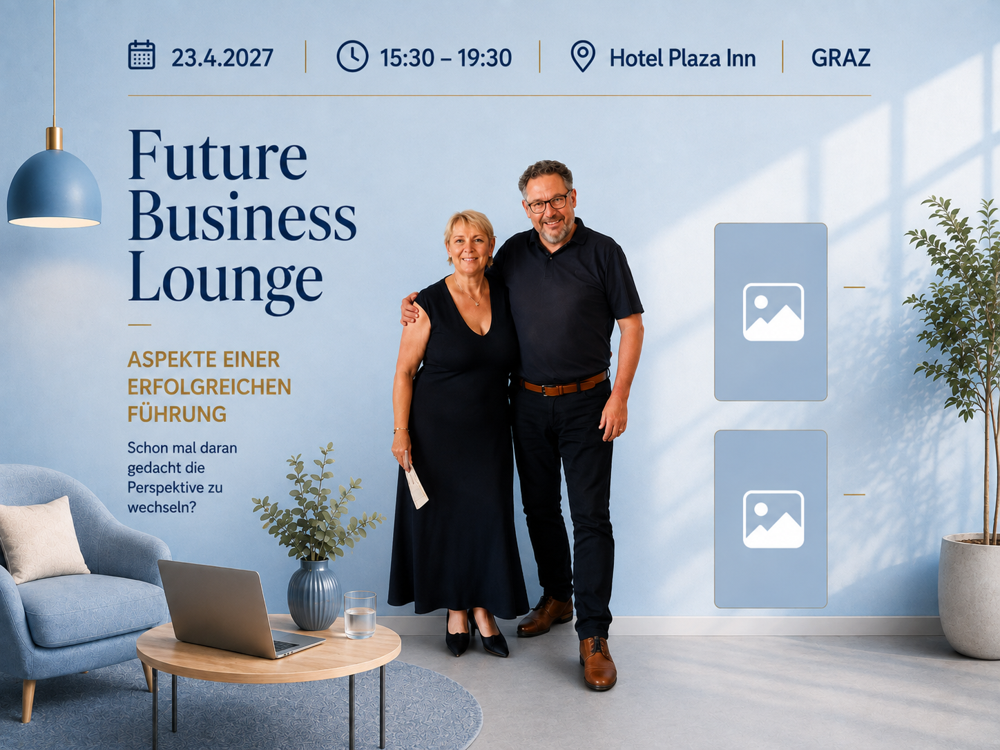 Plakat der Future Business Lounge